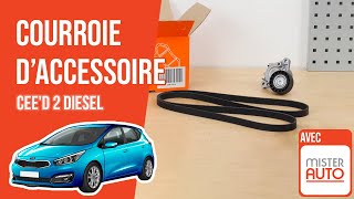 Changer la Courroie dAccessoire Ceed 2 16 CRDI 🚗 [upl. by Fougere]