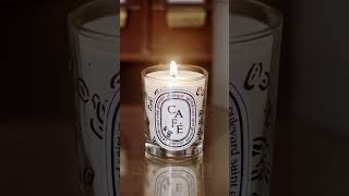 DIPTYQUES PARISIAN CAFÉ  Coffee candle  DIPTYQUE PARIS [upl. by Nekal]