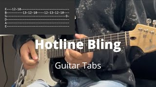 Hotline Bling by Billie Eillish  Guitar Tabs [upl. by Amsden]