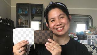 COMPARISON BETWEEN AUTHENTIC AND FAKE LOUIS VUITTON ZIPPY COIN PURSE [upl. by Ainot]