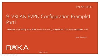 9 VXLAN EVPN Configuration Example1 Part1 [upl. by Ranjiv792]