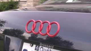 Audi A4 Logo Red PlastiDip [upl. by Cleavland]