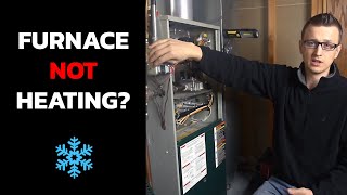 Furnace Not Blowing Hot Air  Easy Fix [upl. by Dev]