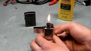 How to Fill a Zippo Lighter [upl. by Corey]