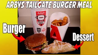 Arbys Tailgate Burger Meal Quick Look [upl. by Nameloc]