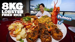 8KG Lobster Fried Rice Challenge in Desaru  1200 Fried Rice  Last Day of Malaysia Food Tour [upl. by Petulah]