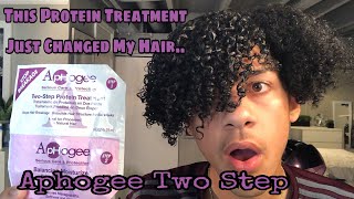 Aphogee 2 Step Protein Treatment THIS CHANGED MY CURLS [upl. by Aihcsrop171]