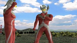 Ultraman Taro amp Ultra Seven TAG Team Mode ★Play ウルトラマン FE3 [upl. by Ardiekal]