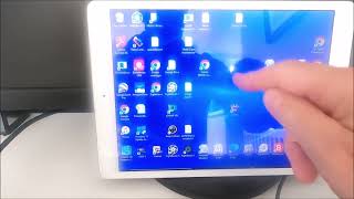 Use spacedesk and an iPad to control your PC with no other monitor attached [upl. by Pyotr]