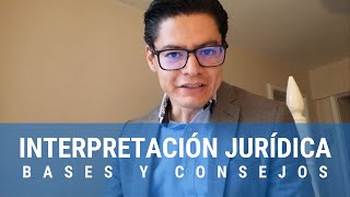 Técnicas de Interpretación Jurídica [upl. by Elish]