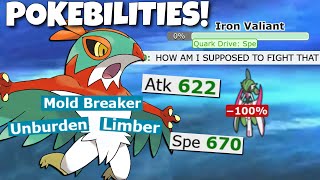 MOLD BREAKER  UNBURDEN HAWLUCHA DESTROYS POKEBILITIES PLAYERS POKEMON SCARLET AND VIOLET [upl. by Lange]