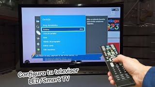 Como ver TV Digital HD de Aire en un televisor LED o Smart [upl. by Ahsikad]