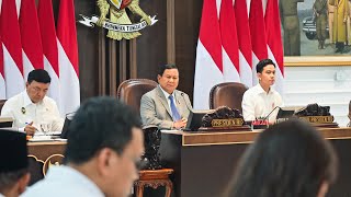 Pengantar Presiden Prabowo pada Sidang Kabinet Paripurna Kantor Presiden 6 November 2024 [upl. by Isabeau742]