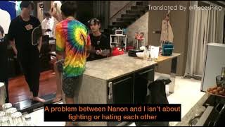 eng sub  OhmNanon share their acting experience during Bad Buddy Series [upl. by Ingraham]