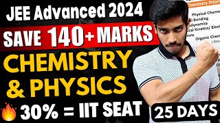 🔥JEE Advanced 2024 Score 140 from PHYSICS amp CHEMISTRY  COMPLETE Roadmap  Resources jee iit [upl. by Nagaet993]