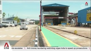 ST Engineering opens new 14hectare smart shipyard at Gul Road to replace Tuas Yard [upl. by Ylatfen]