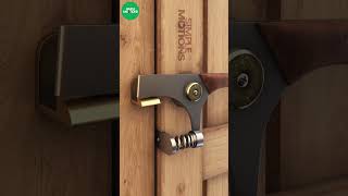 Unique automatic gate latch [upl. by Ardnasak]