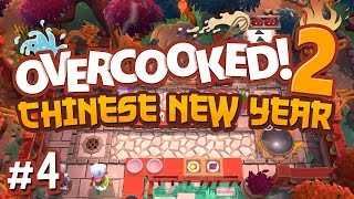 Overcooked 2 Chinese New Year DLC  4  FINAL LEVEL HOT WOKS4 Player Gameplay [upl. by Gunner623]