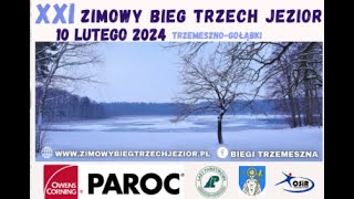 XXI Zimowy Bieg Trzech Jezior Trzemeszno [upl. by Yleen]