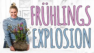 FRÜHLINGS DEKO  KÜNSTLICH TRIFFT ECHT  DIY [upl. by Innavoig472]