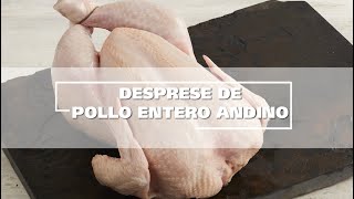 Como cortar un pollo entero en dos minutos [upl. by Othello]