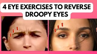 4 Anti Aging Eye Exercises That Can Reverse Alia Bhatts DROOPY EYELIDS [upl. by Norry]