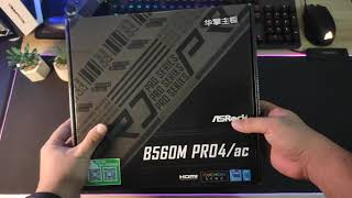 Unboxing Asrock B560M PRO4 ac Pro Series WiFi  Bluetooth Cheap Motherboard with Full Features [upl. by Bina]