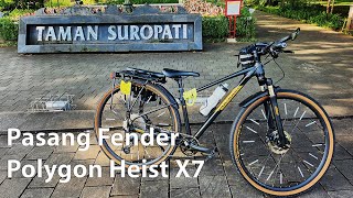 Pasang Fender di Polygon Heist X7 [upl. by Aneele187]