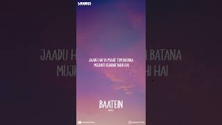 MITRAZ  Baatein Lyrics [upl. by Harberd]