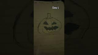 Halloween drawing jacko’lantern 🎃 halloween drawing [upl. by Anaidiriv]