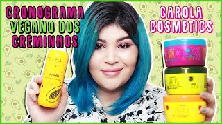 🥑 CAROLA COSMETICS CRONOGRAMA VEGANO Açaí Pitanga Abacate [upl. by Serge]