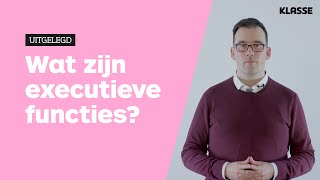 Wat zijn executieve functies [upl. by Yrrap719]