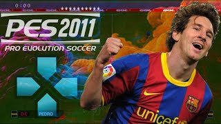 PES 2011 PPSSPP CAMERA PS4 REALISTIC GRAPHICS  BLAUGRANA VS GLI AZZURRI GAMEPLAY [upl. by Lelah331]