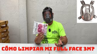 FULL FACE 3M Como limpiar How to clean [upl. by Aleakam]