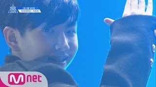 PRODUCE 101 season2 단독직캠 일대일아이컨택ㅣ이우진 인피니트 ♬내꺼하자2조 그룹배틀 170421 EP3 [upl. by Ellynad]