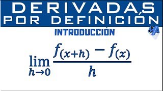 Derivadas usando la definición  Introducción [upl. by Tengdin]