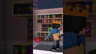 ⭐Passagem Secreta 🚪 NOVA Estante de Livros 📚 Minecraft❕ Bedrock📱💻shorts [upl. by Aerona345]