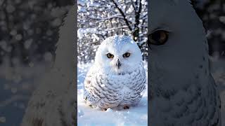 Silent Watcher The Owl in a Winter Wonderland [upl. by Danny165]