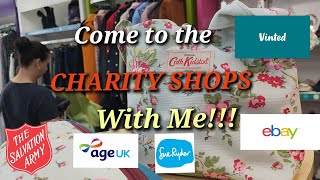 Charity Shopping and Haul  London  Cath Kidston  eBay  Vinted  Thrift Shops was [upl. by Otirecul]