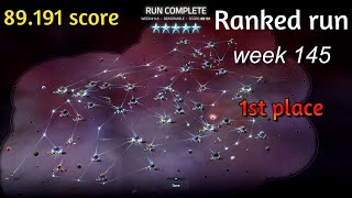 Slipways v 13  Ranked run week 145  89191 score finished 1st [upl. by Etennaej]