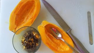 How to cut and eat a papaya [upl. by Roswald]