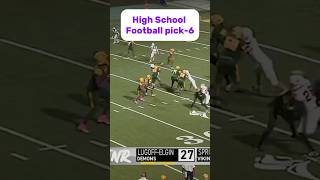 High School Football Tyquawn Murphy interception Pick 6 for LugoffElgin High School football [upl. by Alisun]