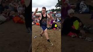 Dude Dances to “Uptown Funk” Like Nobody is Watching The Crowd Goes Wild [upl. by Addiego]