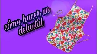 como hacer un delantal [upl. by Nira]