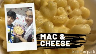 Mac amp Cheese easy recipe with kids fun pack [upl. by Hibbert]