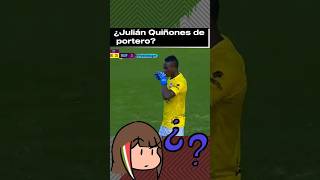 ¿Julián Quiñones jugando de portero chilochan futbolmexicano mexico wsmx ligamx [upl. by Lek]