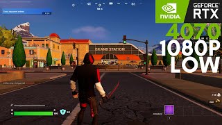 RTX 4070  Ryzen 7 7700  Fortnite Season 5  1080p Performance Mode [upl. by Ragas]