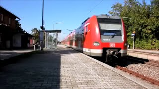 S 3 von München nach Holzkirchen im Bahnhof Otterfing [upl. by Sunshine]