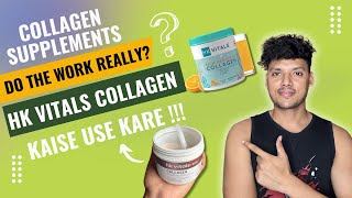 HK Vitals HealthKart Marine Collagen Review  HK Vitals Skin Radiance Collagen Kaise Use Kare [upl. by Shandy703]