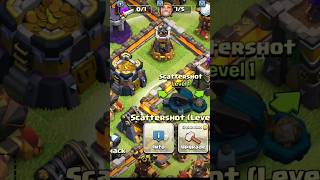 Scattershot update level 2 clashofclans [upl. by Euqinemod]